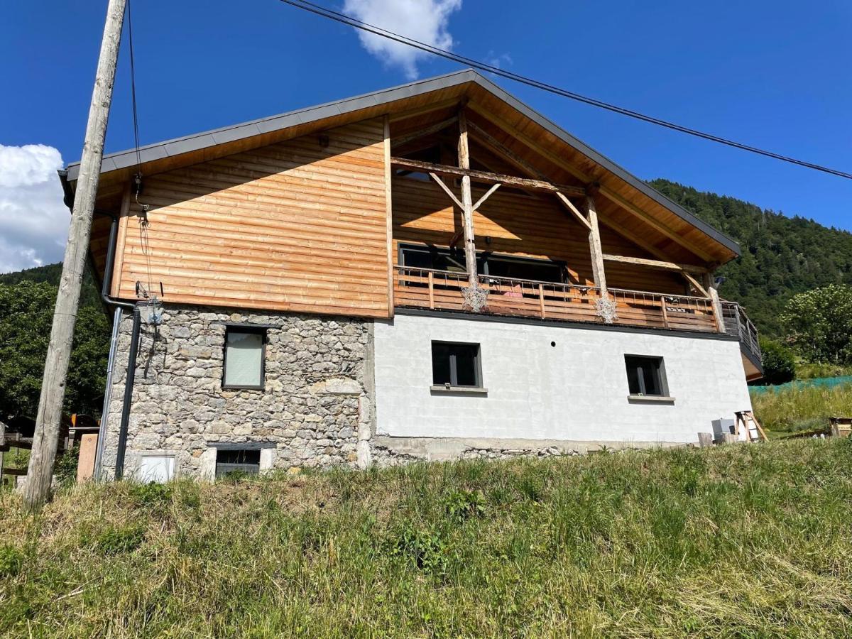 Neuf Chalet 4P Le Suet Jacuzzi Privatif Entremont Exteriér fotografie