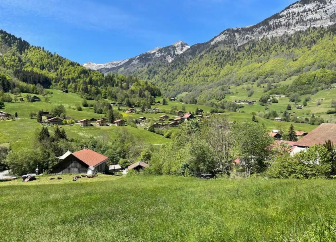 Neuf Chalet 4P Le Suet Jacuzzi Privatif Entremont Exteriér fotografie